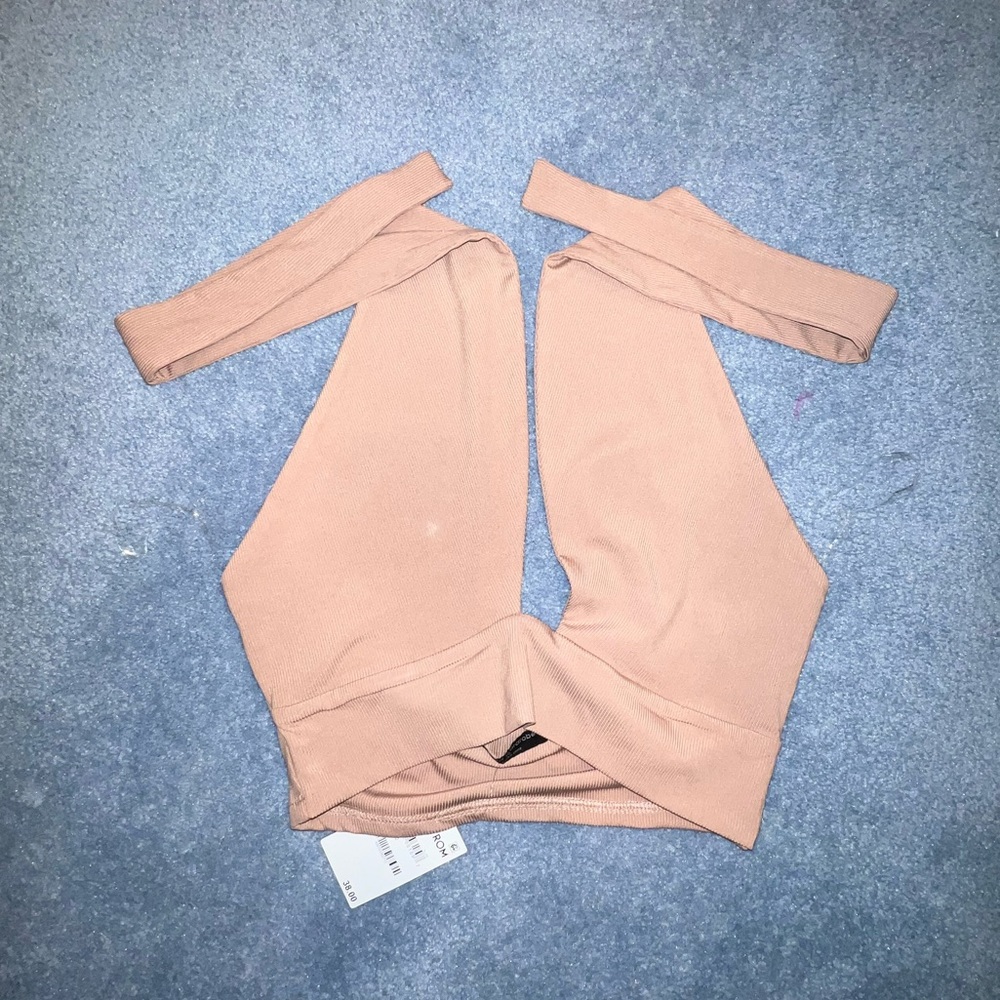 NAKED wardrobe tie back halter top